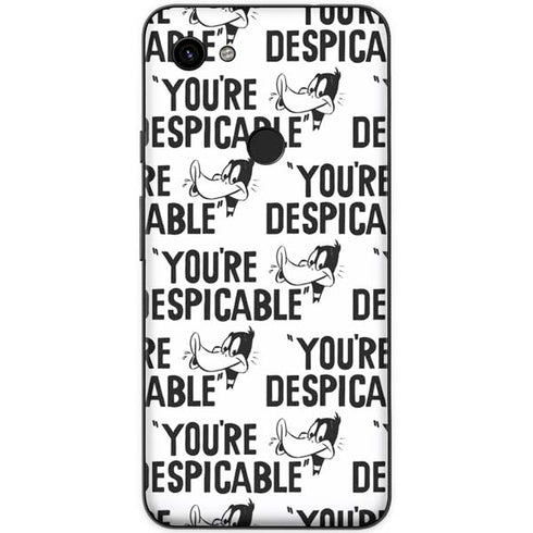 Looney Tunes Daffy Duck Youre Despicable Grid Google Pixel 3a XL Skin